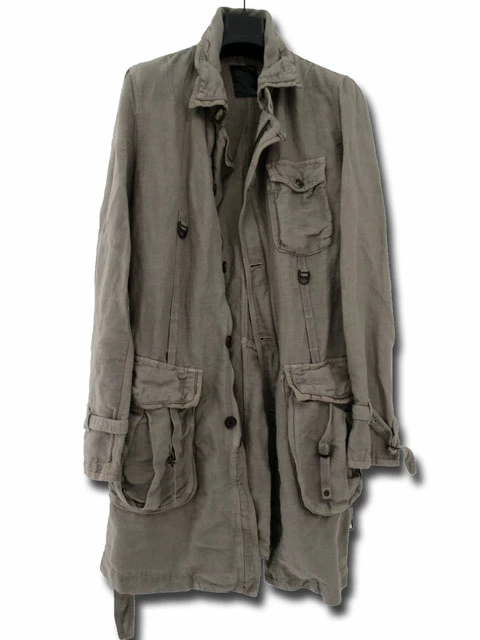 HALBハルプ綿麻モッズコート