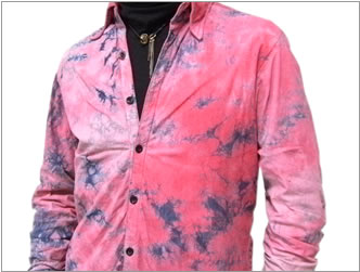 ヤスユキイシイ121608ムラ染めレザーシャツ