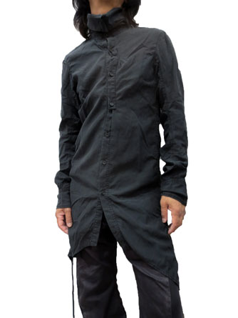 141301テンセル　ロングシャツ