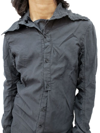 141301テンセル　ロングシャツ