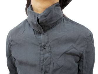 141301テンセル　ロングシャツ