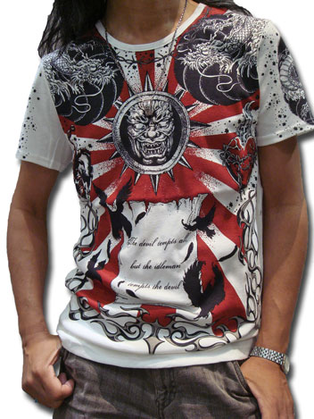 ヤスユキイシイ141902w TATTOO　Tシャツ Dragon