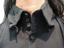 ヤスユキイシイ142905blackロールカラーポロ