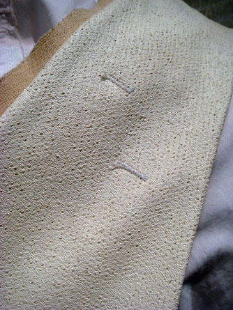 ヤスユキイシイ151902ホワイト顔料コーティングベスト