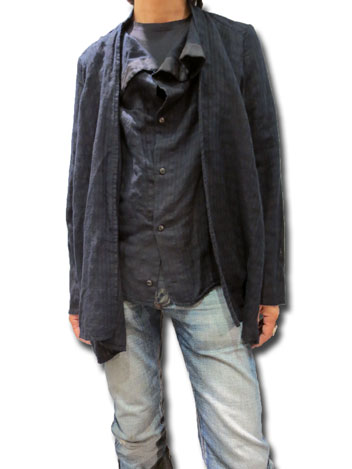 ヤスユキイシイ171504マント風シャツ