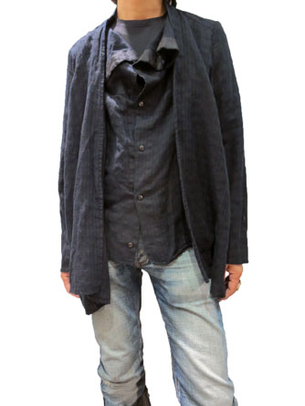 ヤスユキイシイ171504マント風シャツ