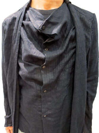 ヤスユキイシイ171504マント風シャツ