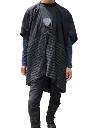 ヤスユキイシイ171507切替　ドレープ　カーデ