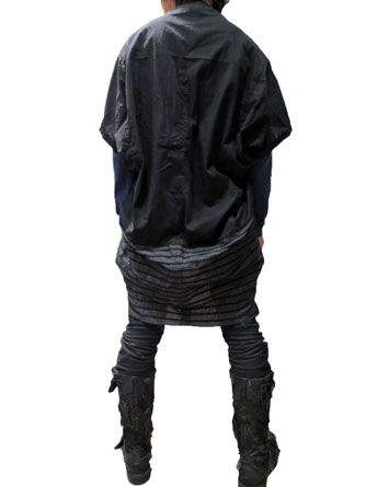 ヤスユキイシイ171507切替　ドレープ　カーデ