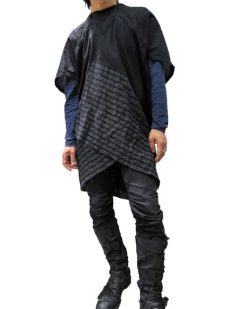 ヤスユキイシイ171507切替　ドレープ　カーデ