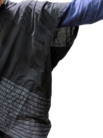 ヤスユキイシイ171507切替　ドレープ　カーデ