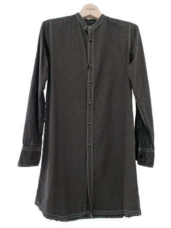 ヤスユキイシイ181303墨染めロングシャツ