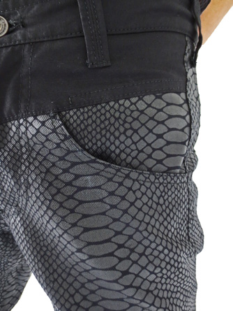 ヤスユキイシイ182205スネークスリムパンツ