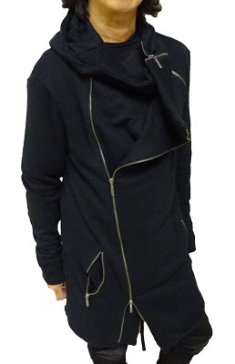 ヤスユキイシイ203901首元立体感 ボリューム大！ロングフードコート