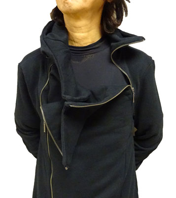 ヤスユキイシイ203901首元立体感 ボリューム大！ロングフードコート