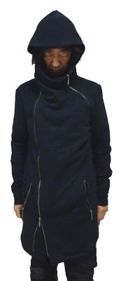 ヤスユキイシイ203901首元立体感 ボリューム大！ロングフードコート