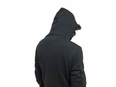 ヤスユキイシイ203901首元立体感 ボリューム大！ロングフードコート