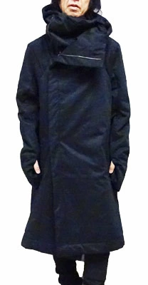 ヤスユキイシイ223503ビッグフード ベスト付き ビッグパーカー