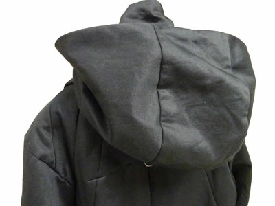 ヤスユキイシイ223503ビッグフード ベスト付き ビッグパーカー