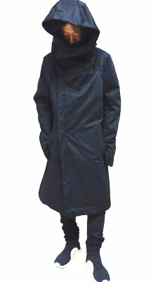 ヤスユキイシイ223503ビッグフード ベスト付き ビッグパーカー