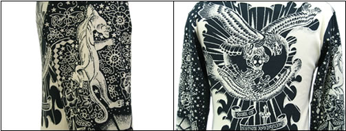 yasuyukiishii730901blackタトゥーTシャツ