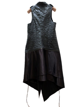 ヤスユキ　イシイ　オートルイグ 101501 和紙クロコ　ロングベスト