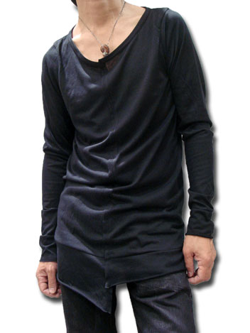 yasuyukiishii154908blkロングTシャツ